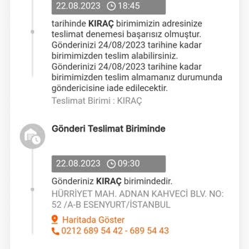 MNG Kargo Kıraç Şubesi Sorumsuzluk