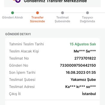 Trendyol Ekspress Tarafından Mağdur Ediliyorum
