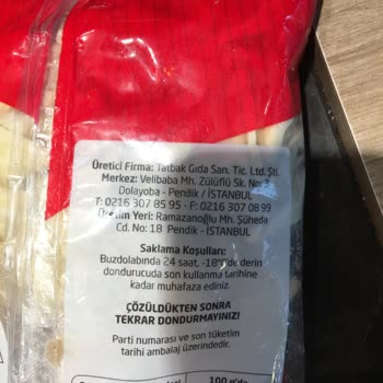 Tatbak Gıda Paket Mantıdan Tırnak Çıktı