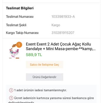 Koçtaş İade Ücretim Onaylandığı Halde Yatırılmadı