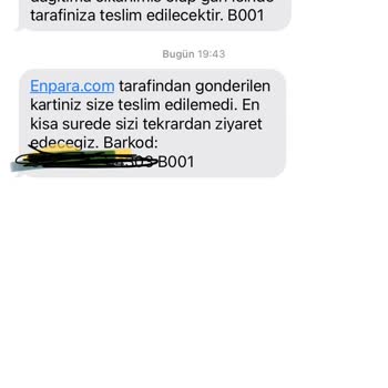 PTT Kargo PTT Kartımı Getirmedi Evde Yoktunuz Diyede Mesaj Yollamışlar!