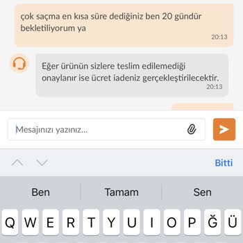 Trendyol Para İademi Yapmıyor