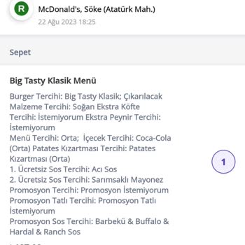 McDonald's Paket Servis Gecikme