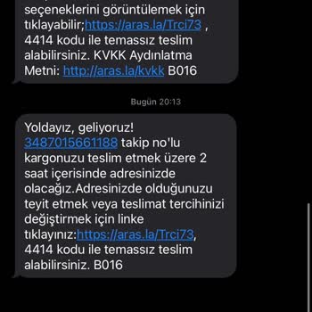 Aras Kargo Selimpaşa Adres Bulamama Yalanı