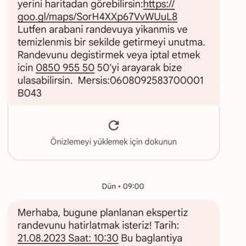 otoplus letgo Gaziemir Şubesine Verilen Randevu İptal Edildi