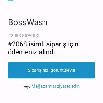 Bosswash Ürün Görselinde Bulunan Ürünleri Göndermiyor