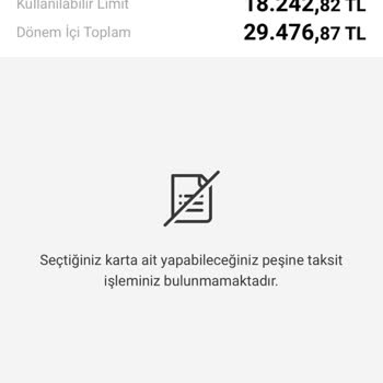 VakıfBank Peşine Taksit Kampanyasında Fatura Ödemesine Taksit Yapılamaması