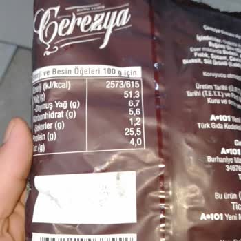 A101'de Çerezya 250 G Ay Çekirdeği Alırken Yaşadığım Sorunlar