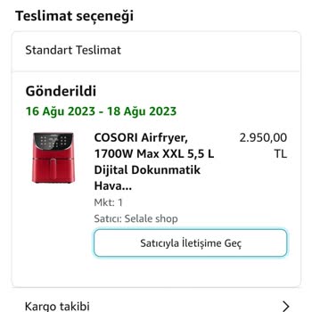 Amazon Sipariş Verdiğim Ürünün Akıbeti Belli Değil