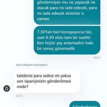 Amazon Sipariş Verdiğim Ürünün Akıbeti Belli Değil