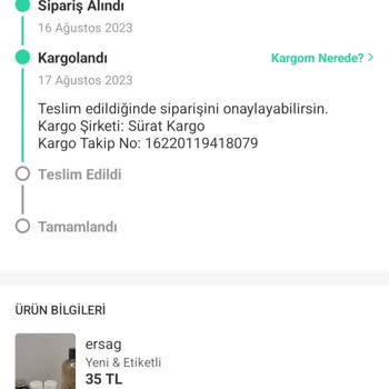 Sürat Kargo Geç Kalan Kargo