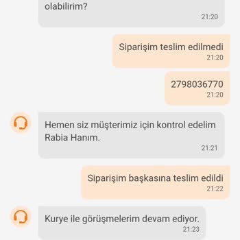 Trendyol Market Siparişimi Başkasına Teslim Etti