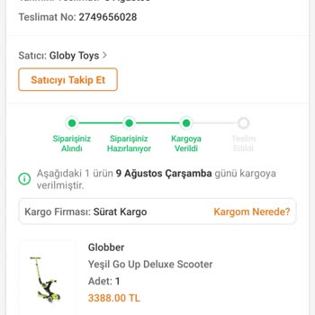 Globy Toys Scooter Satışı