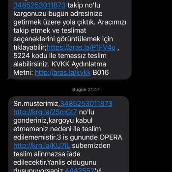 Aras Kargo Müşterisiyle Dalga Geçiyor!