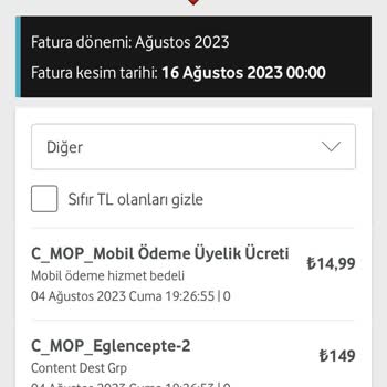 Eğlen Cepte Bilgim Dahilinde Olmadan Yapılan Üyeliğin Ücretinin Tarafıma İadesi