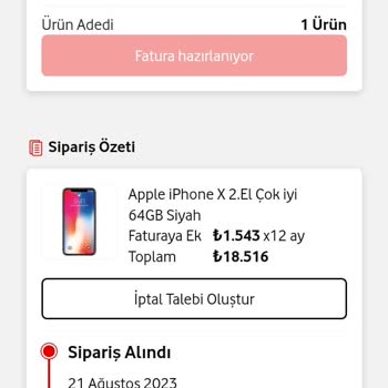 Vodafone Her Şey Yanımda Yenilenmiş Telefon Geç Gelmesi
