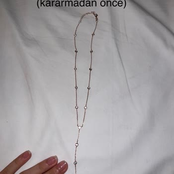 Ametist Gümüşçülük Vadi İstanbul'dan Alınan Kolye 2 Ayda Karardı
