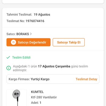 Kumtel Ktf 280 Vantilatör Ayakları Kendiliğinden Kırıldı