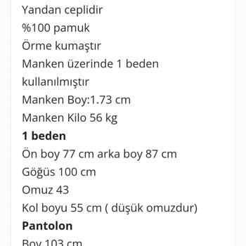 Melike Tatar Orijinal Olmayan Ürün Ve Yanlış Beden Gönderimi Yaptı