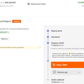Regal 2 Haftadır Gelemeyen Kargo