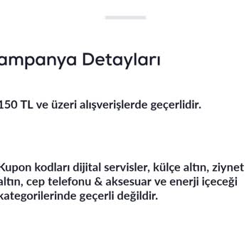 Pazarama Kupon Kodu Hata Veriyor