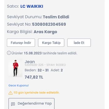 LCW Sorun Yaşama
