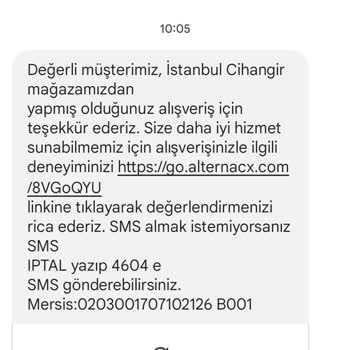 Carrefour SA Yapmadığım Alışverişin Mesajı Geliyor