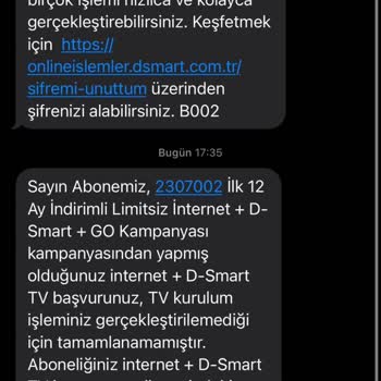 D-Smart Ev İnterneti Aboneliği