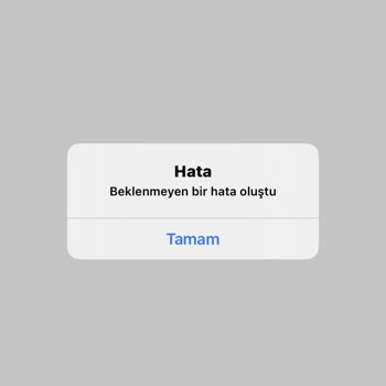 Trendyol Sepetim Hata Veriyor