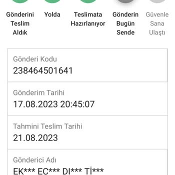 Sendeo Ürün Teslim Edilmedi
