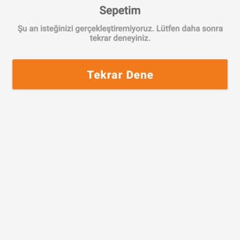 Trendyol Sepet Açılmıyor Alışveriş Yapamıyorum