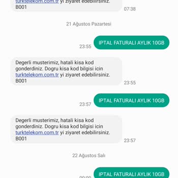 Türk Telekom Ek Paket İptal Etmeme Ve Taahhüt Yenilememe