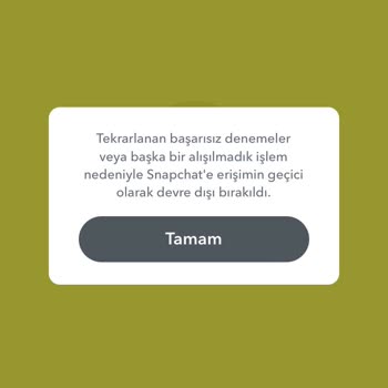 Ss06 Snapchat Hata Kodu