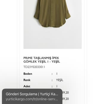 Terzi Dükkanı (terzidukkani.com) Yanlış Ürün Göndermek