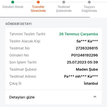 Trendyol Express 1 Aydır Kargom Yolda!