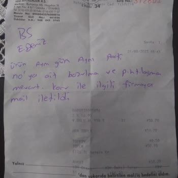 Yörükoğlu Sut Urunu Bozuk