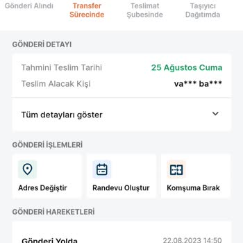 Trendyol Express Kargomun Gecikmesi Mağduriyetim