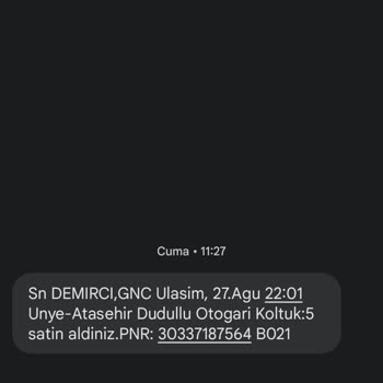 Vodafone GNC Turizm Otobüs Bileti
