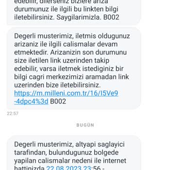 Millenicom 3 Gün İnternet Kesintisi