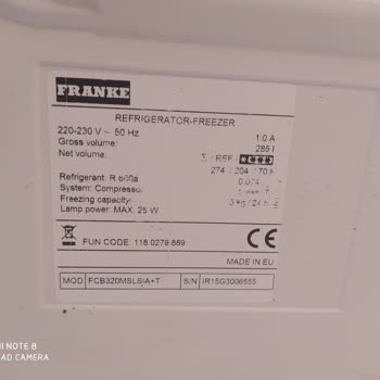 Franke Ankastre Buzdolabım Çalışmıyor