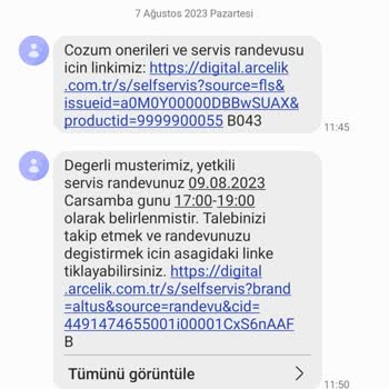 Altus Marka Servisinin Çözümsüzlüğü