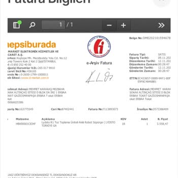 Lydsto R1 Robot Süpürgem Şarj Problemi