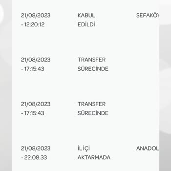 PTT Kargo Teslimatı Geç Yapıyor