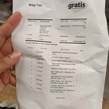 wet n wild Eksik Ürün/yanlış Bilgilendirme Mesajı