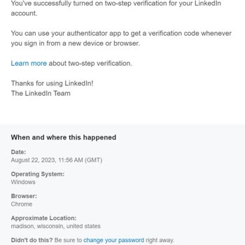 My LinkedIn Account Was Compromised!