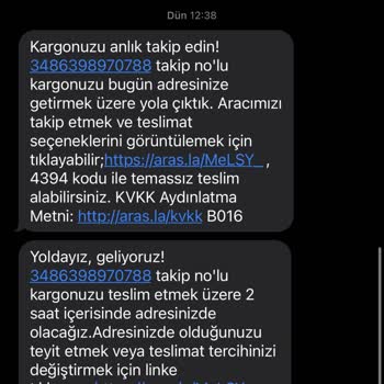Aras Kargo Erzurum Çok Kötü