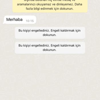 WhatsApp Bilgi Erişimi