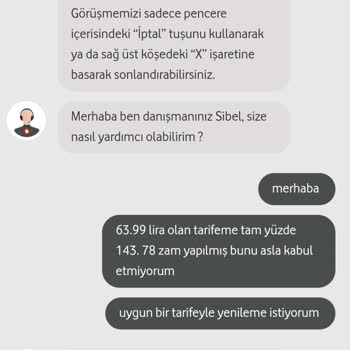 Vodafone Yüzde 143 Zam Uyguluyor