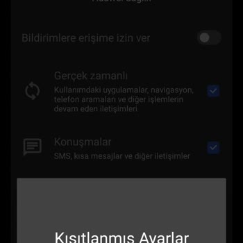 Tecno Mobile Huawei Akıllı Saat Bildirimlerimi Açamıyorum