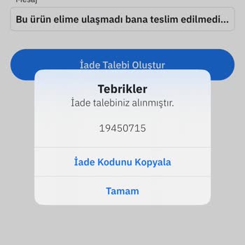 Epttavm Den Alınan Ürünler Tarafıma Değil Başkasına Teslim Edildi.
